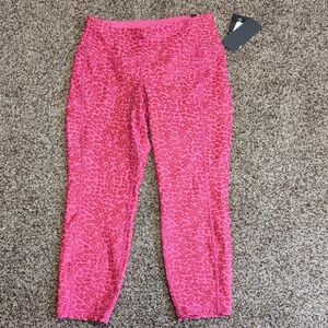 Torrid Active Pink Leopard Print Leggings  NEW Size 10